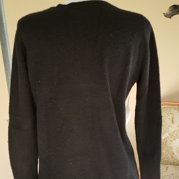 New Black Cashmere Sweater - Picture 4 of 5